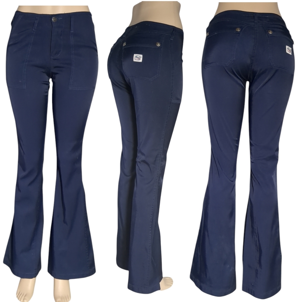 Stylish Navy Flare Pants